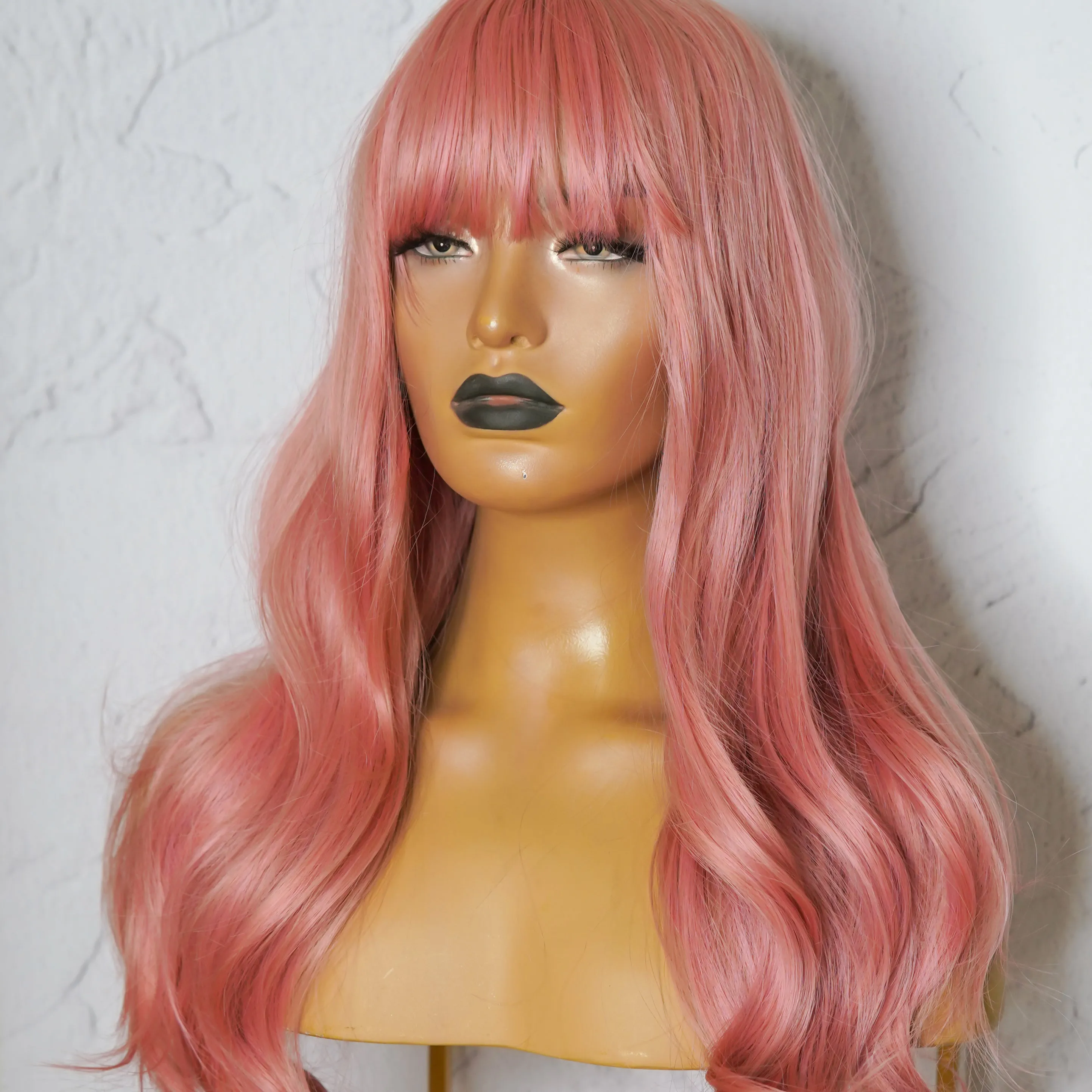 JOY Pink 22" Fringe Wig