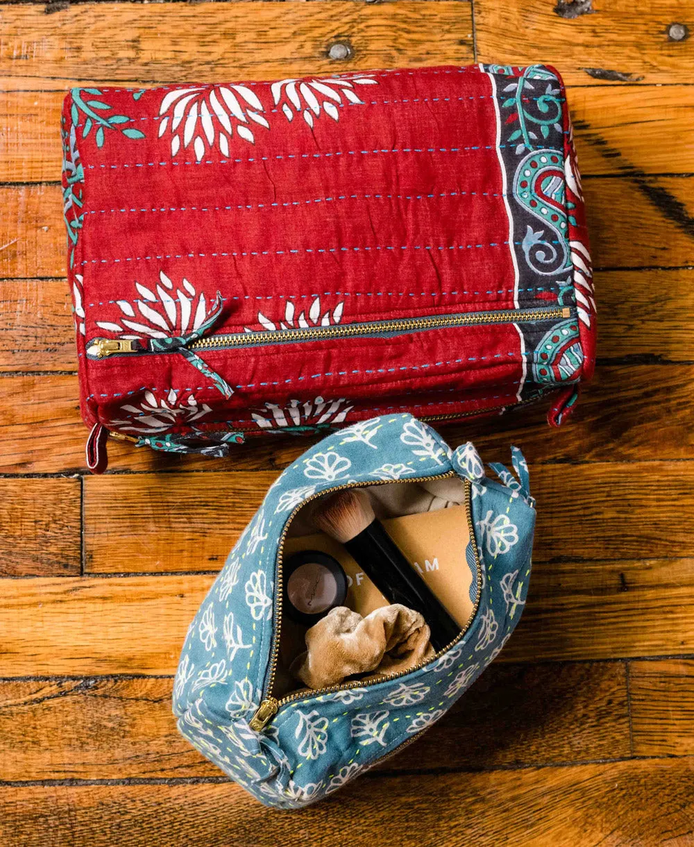 Kantha Large Toiletry Bag - No. 240413