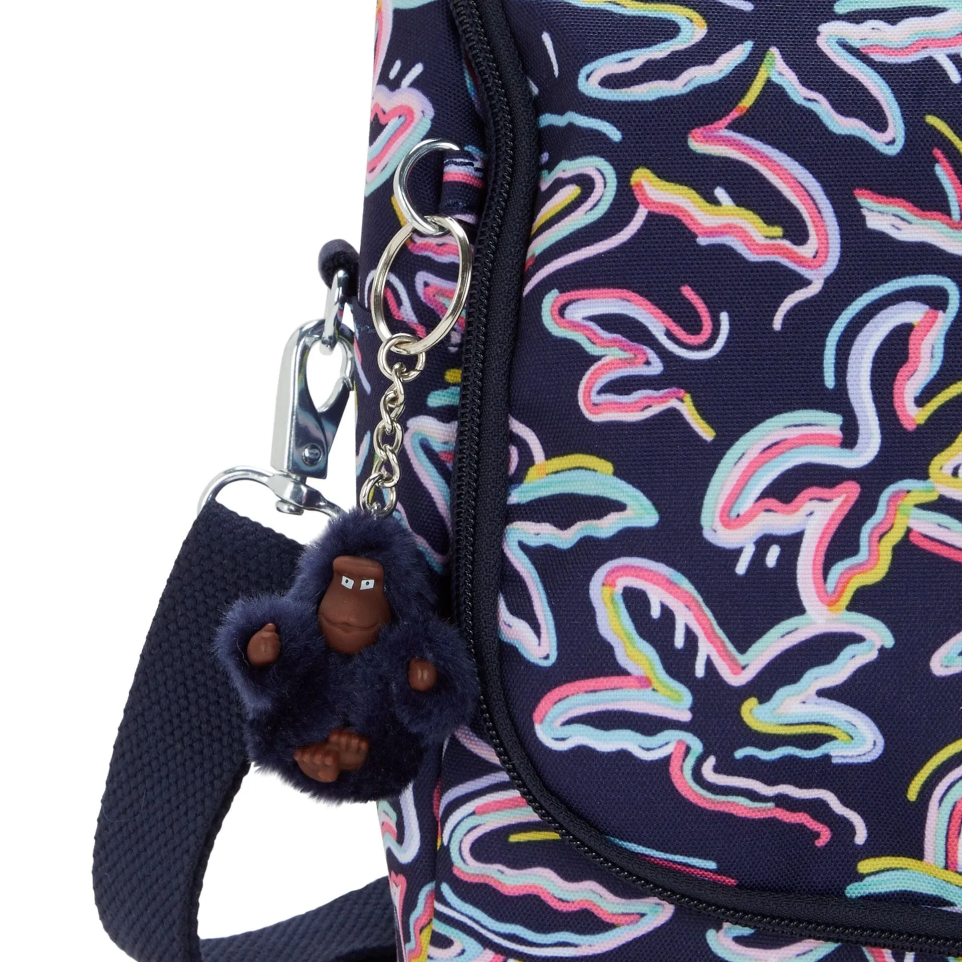 Kipling New Kichirou Palm Fiesta Print Large Lunch Bag with Trolley Sleeve C2I5749-3MC