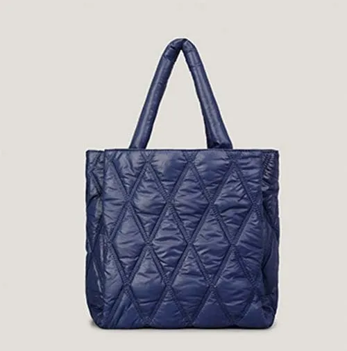 Large Puffer Padded Tote Bag