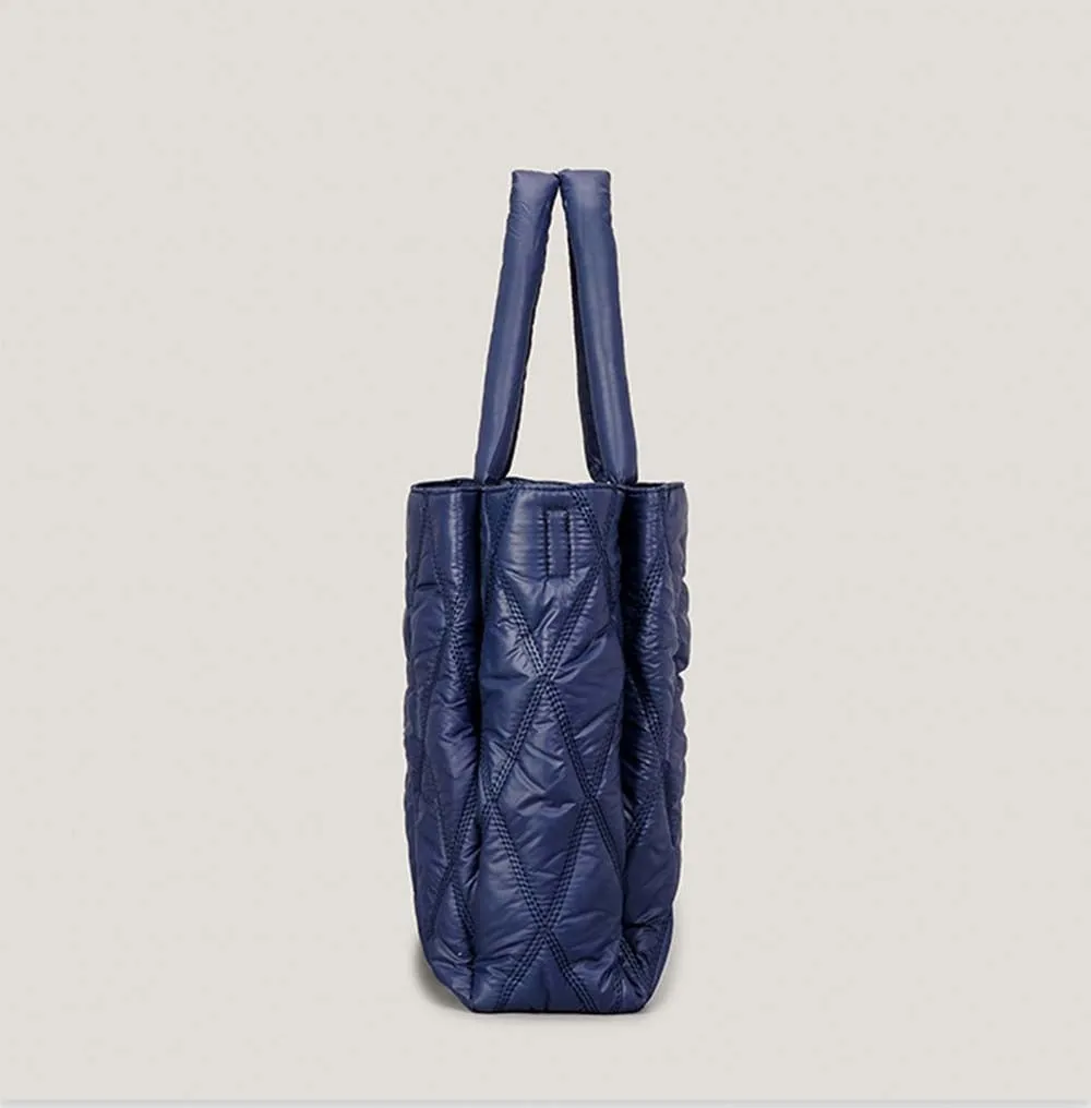 Large Puffer Padded Tote Bag