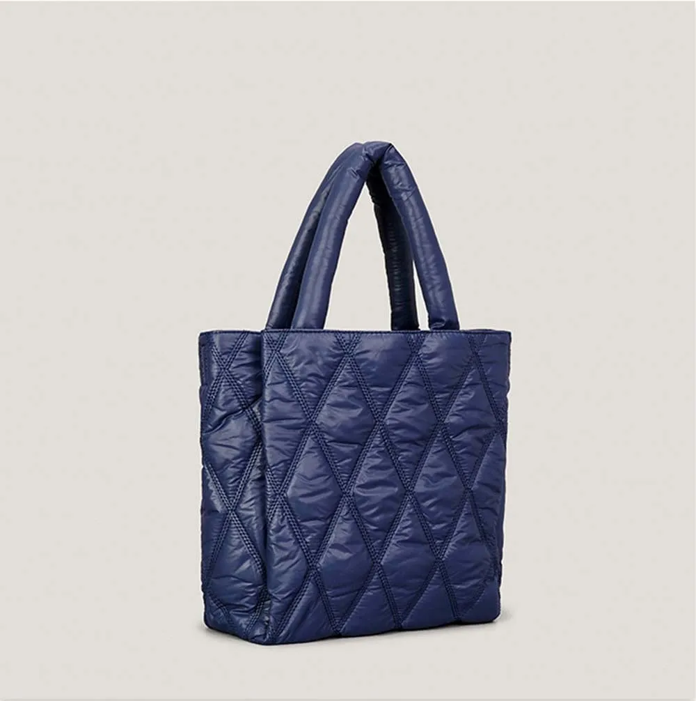 Large Puffer Padded Tote Bag