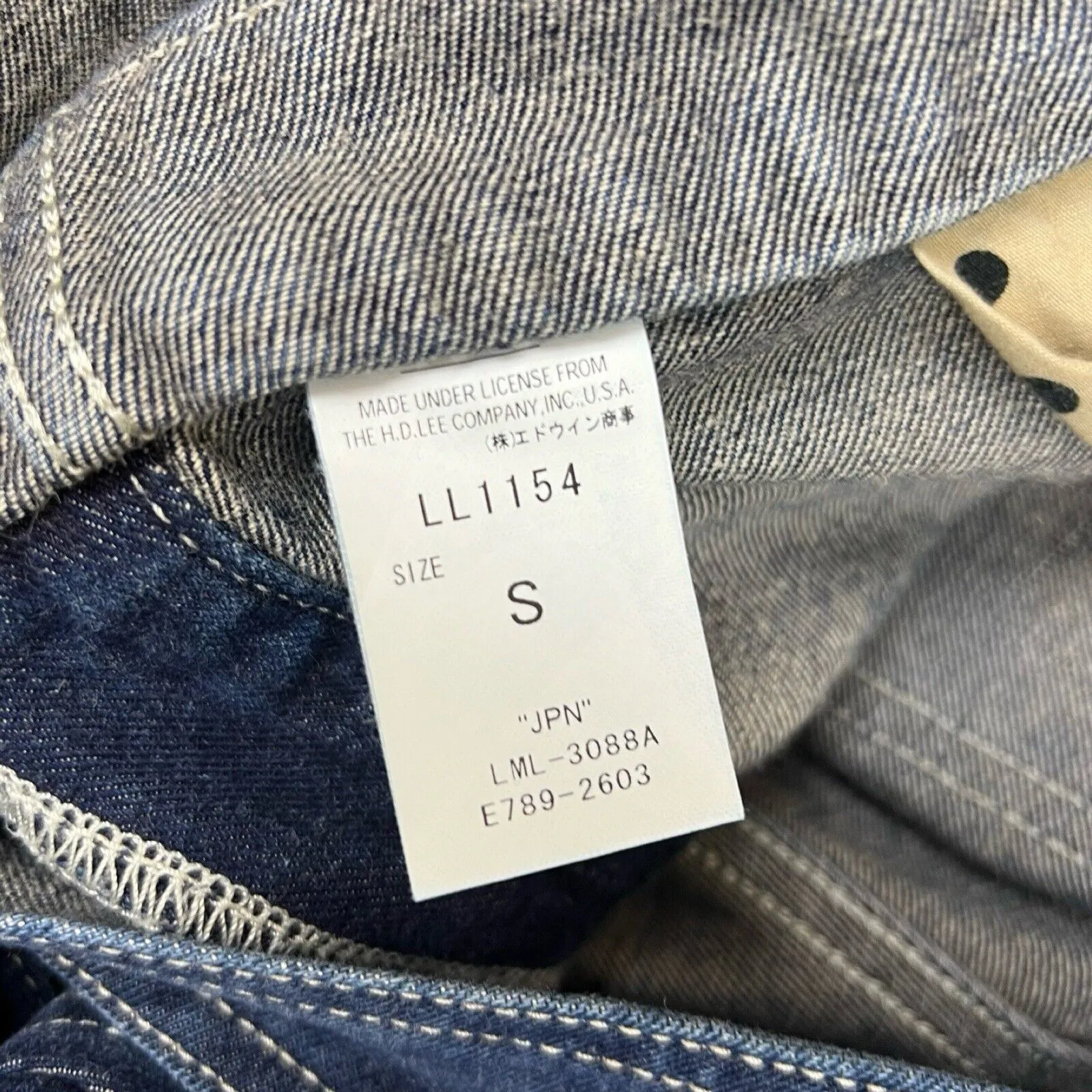 LEE UNION MADE VTG LADIES INDIGO DENIM DUNGAREES ROCKABILLY USA WORKWEAR 28W 28L