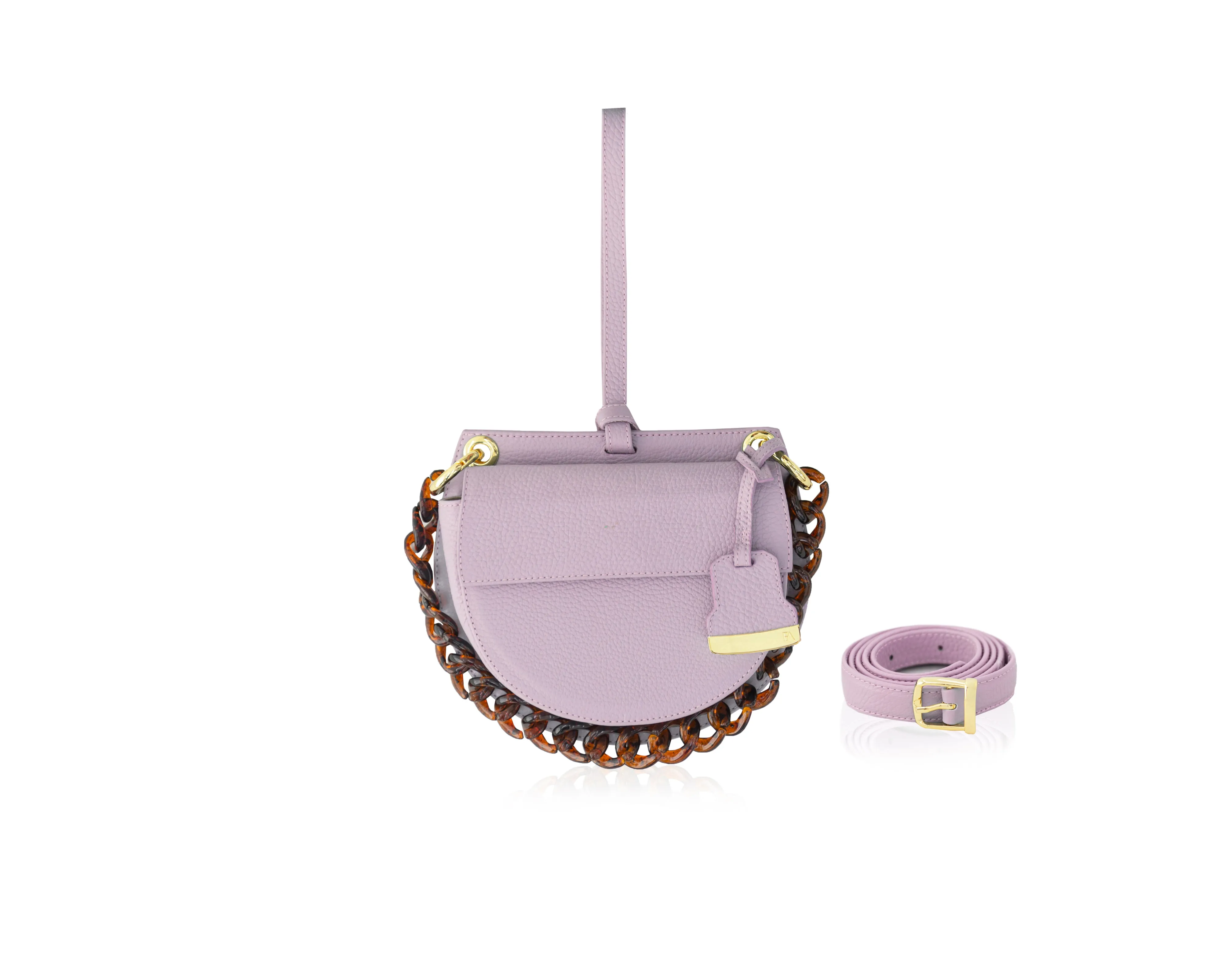 Light Purple Semi Round Tania Bag