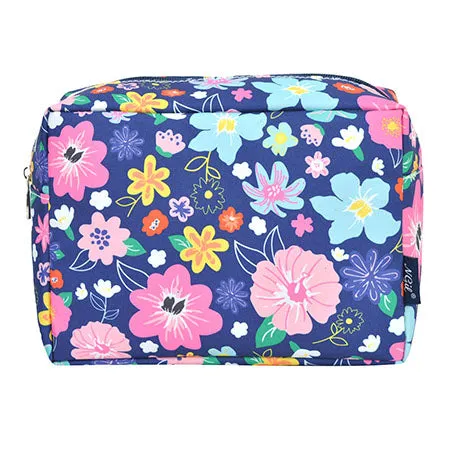 Lilac Floral NGIL Large Cosmetic Travel Pouch