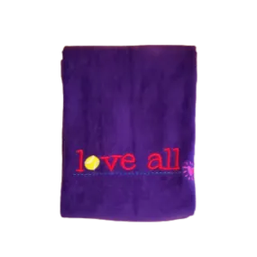 Love40 Tennis Towel - Love All - Purple