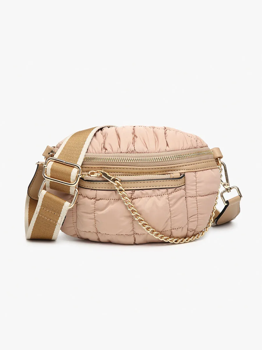 Mabel Quilted Nylon Belt Bag