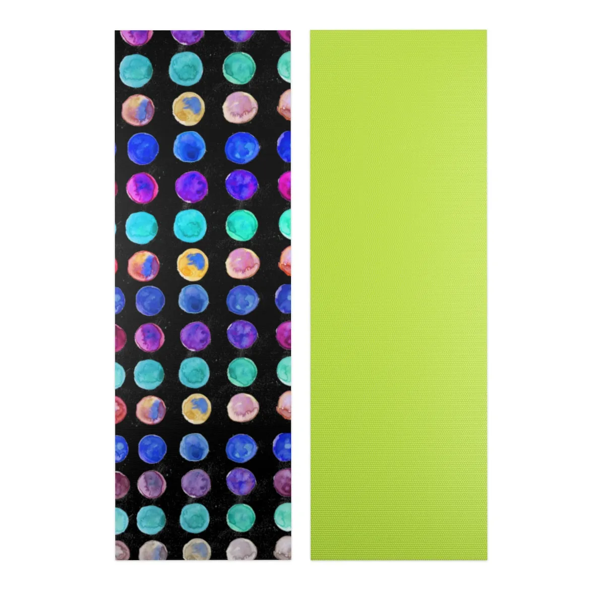 Maki Cute Polka Dot Colorful Yoga Mat Yoga Bag Full 2-Piece Set - Made in USA