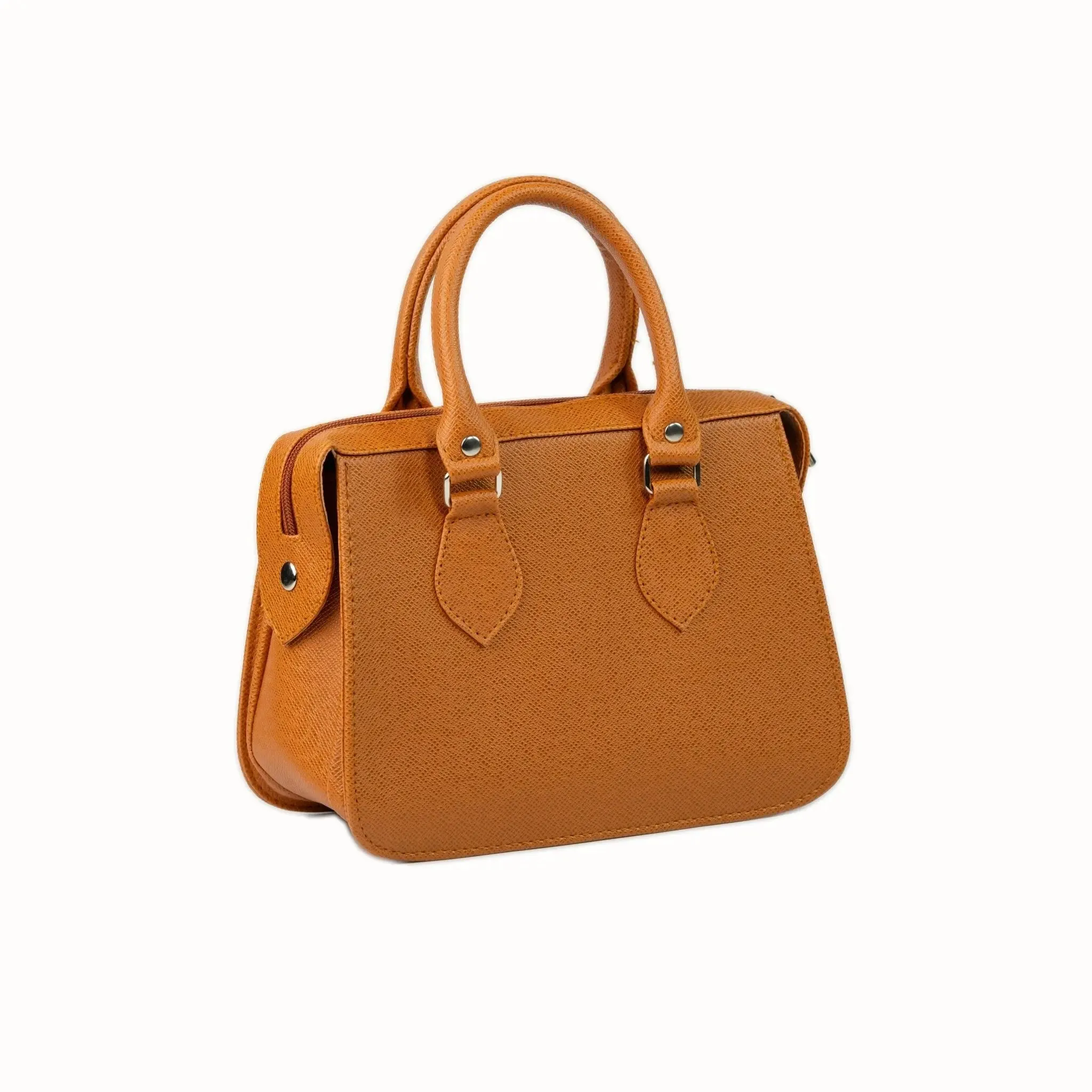 MARGAUX Top Handle Sling Bag in Tan Brown