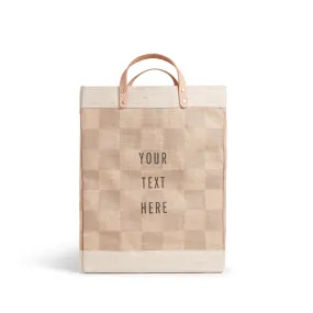 Market Bag in Checker