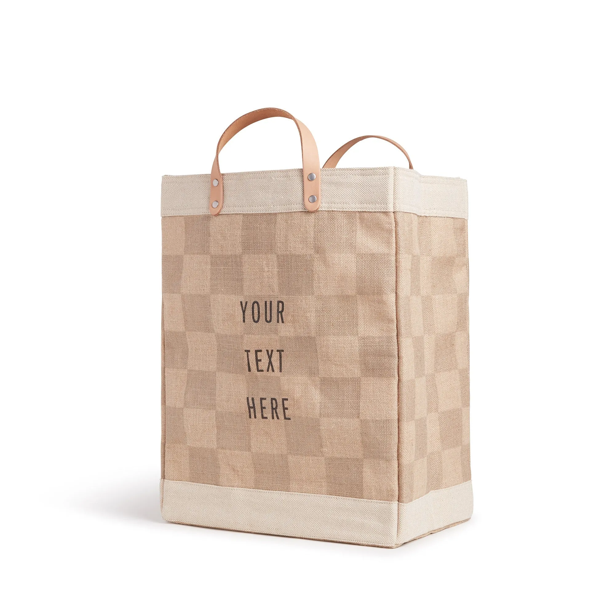 Market Bag in Checker