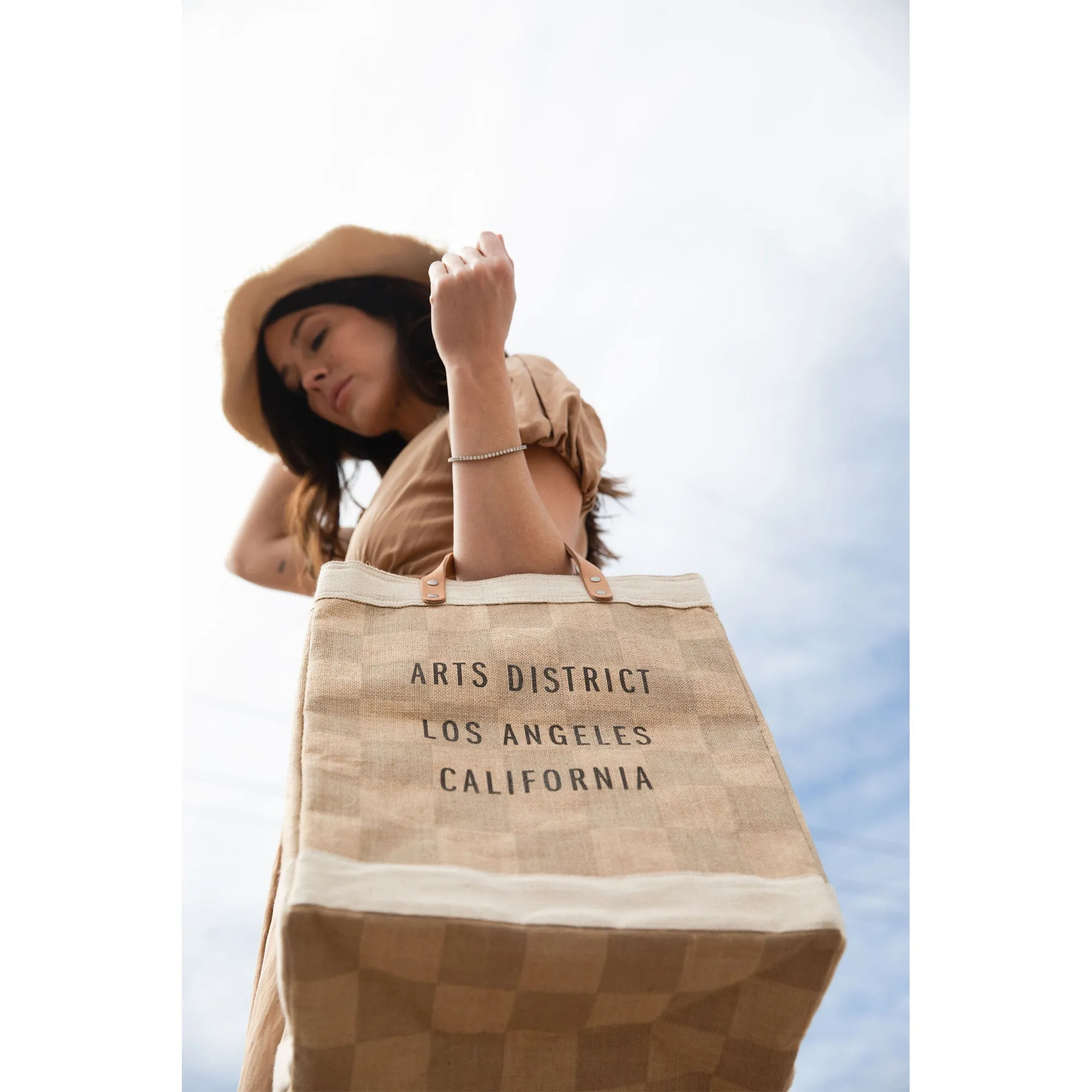 Market Bag in Checker