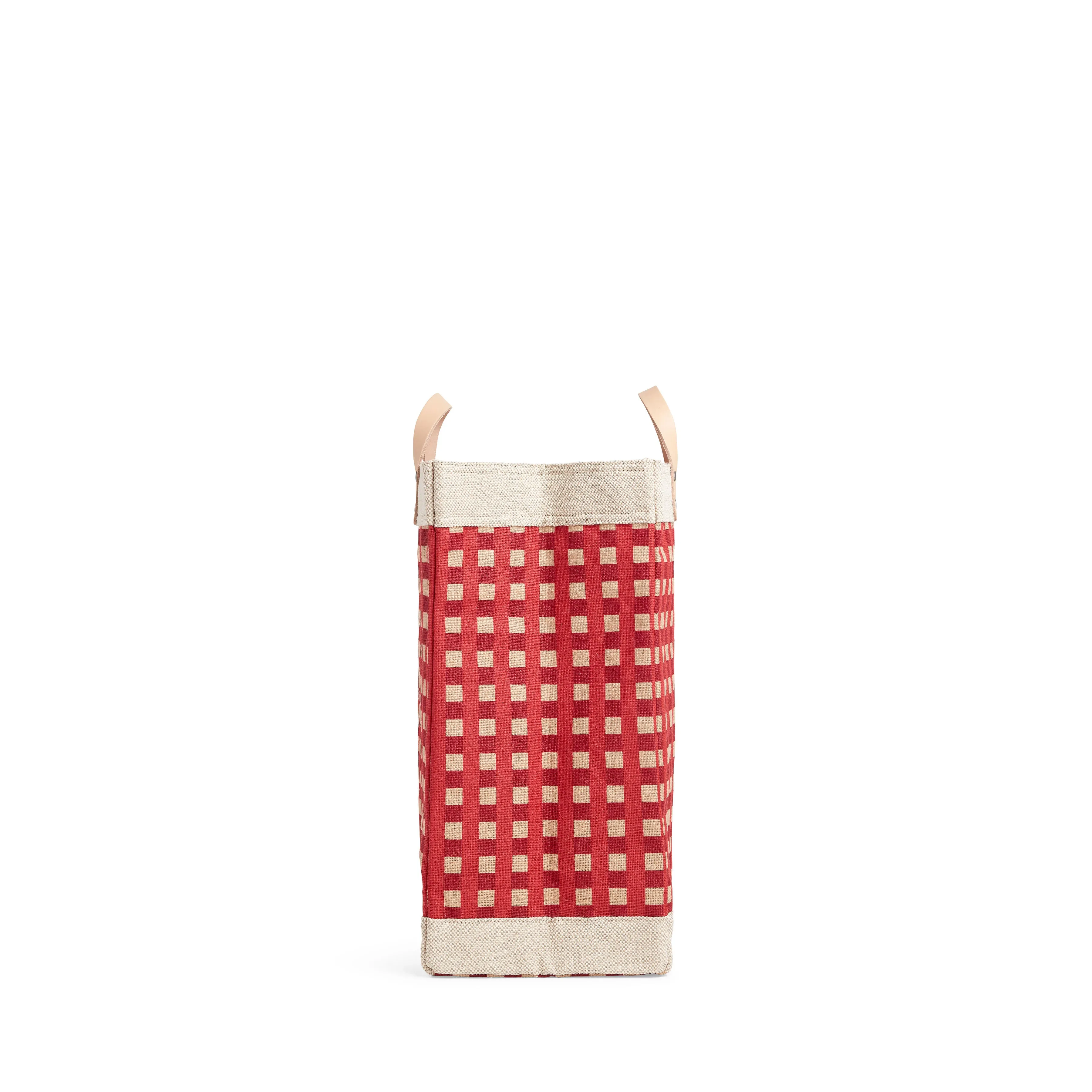 Market Bag in Red Gingham