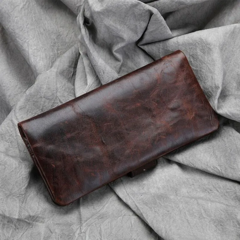 Men's Retro Classic Cowhide Leisure Wallets