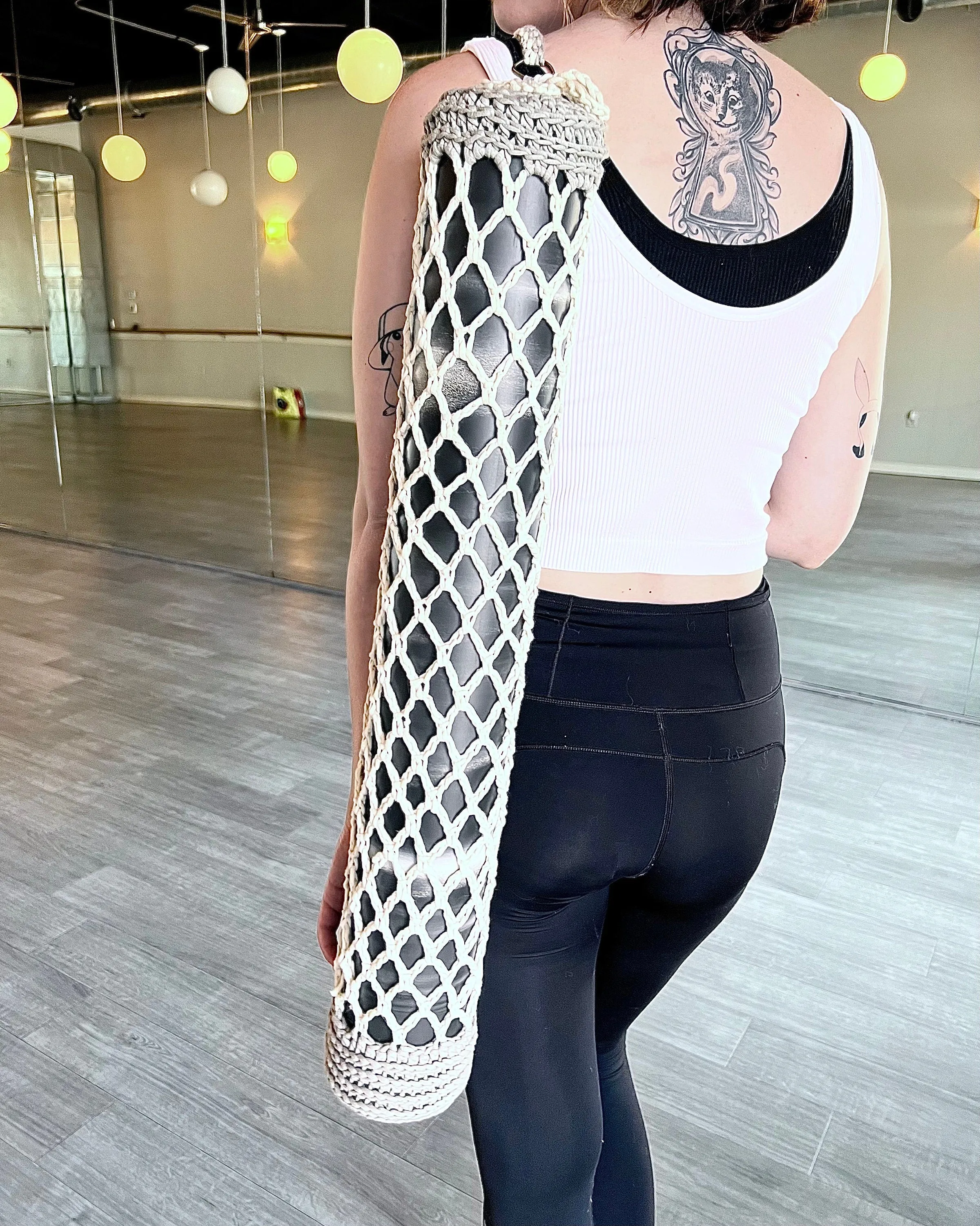 Mesh Yoga Mat Bag !!!PATTERN ONLY!!!!