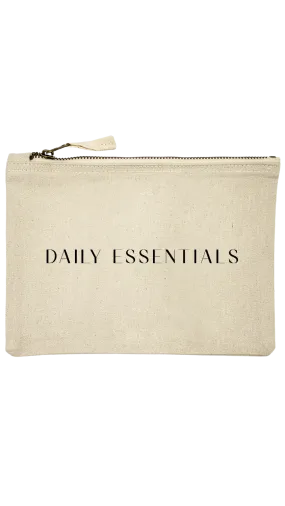 Mini bag mit "Daily essentials" Motiv