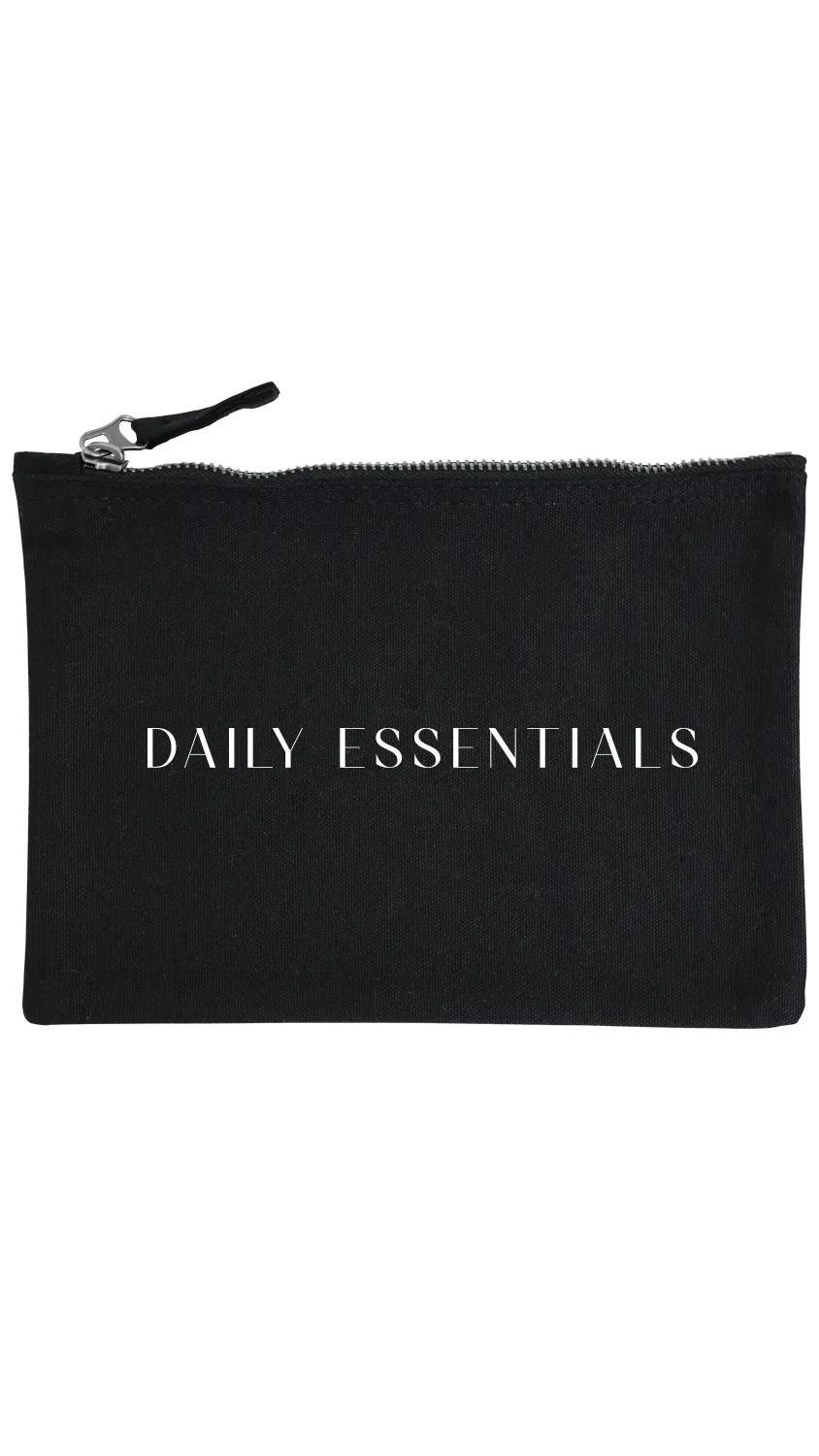 Mini bag mit "Daily essentials" Motiv