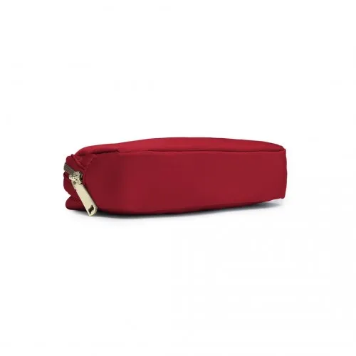 Miss Lulu Lightweight Stylish Water-Resistant Bum Bag - Burgundy | Trendy & Versatile Waist Pack