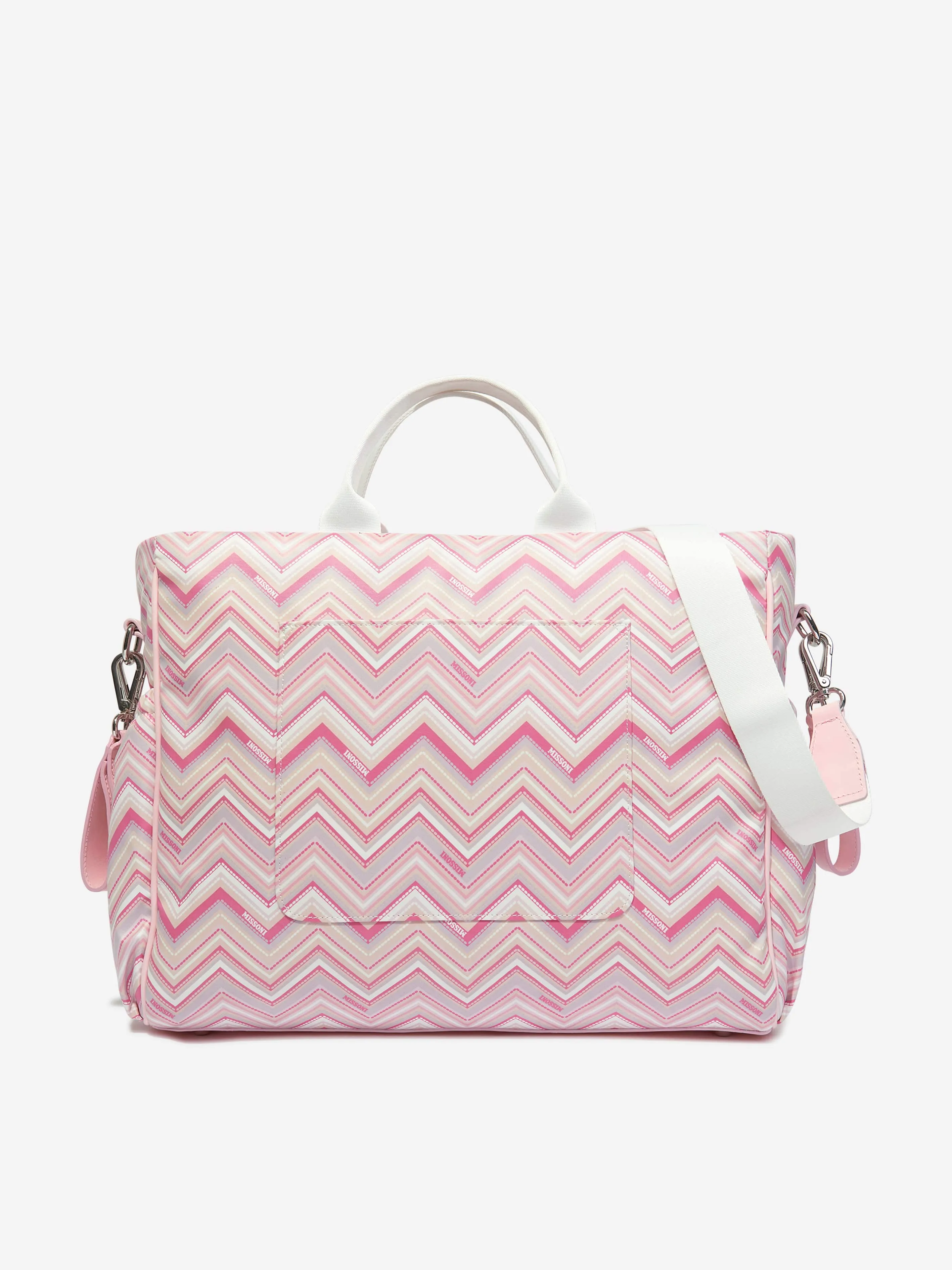 Missoni Baby Girls Zigzag Changing Bag in Pink (41cm)