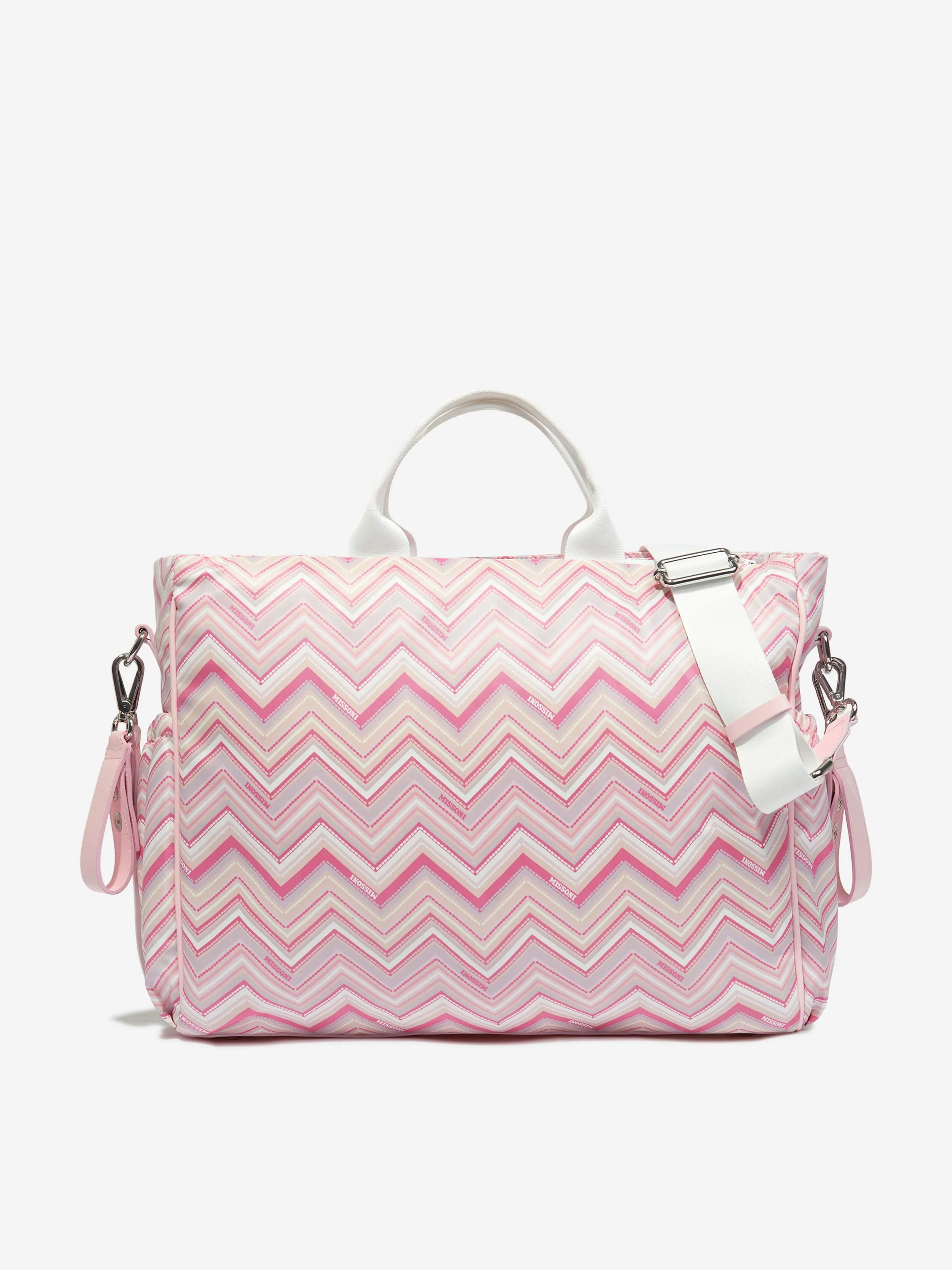 Missoni Baby Girls Zigzag Changing Bag in Pink (41cm)