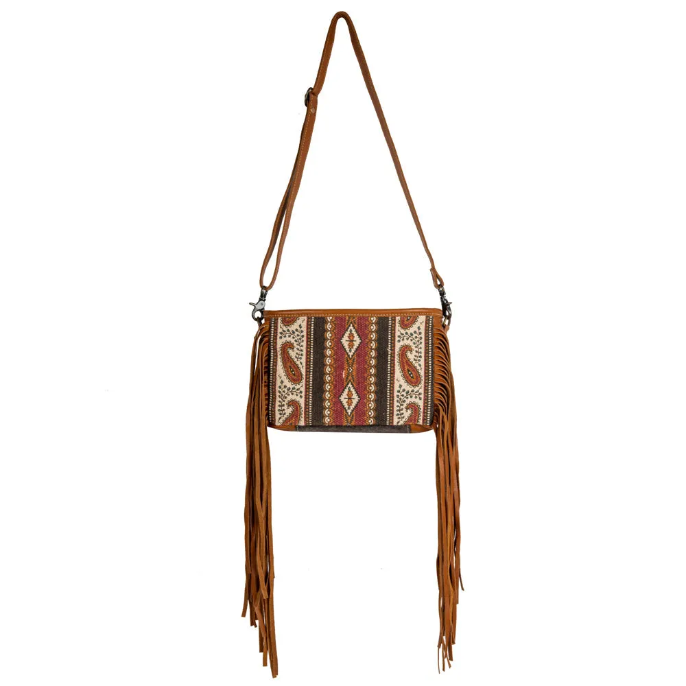 Mojave Paisley Fringed Small & Crossbody Bag