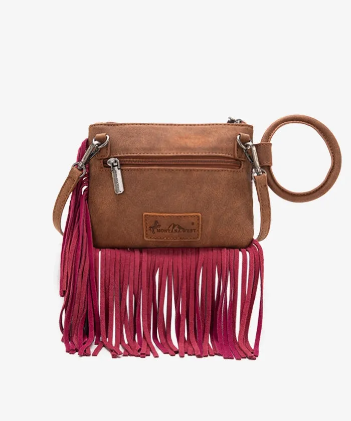 Montana West Southwestern Fringe Crossbody