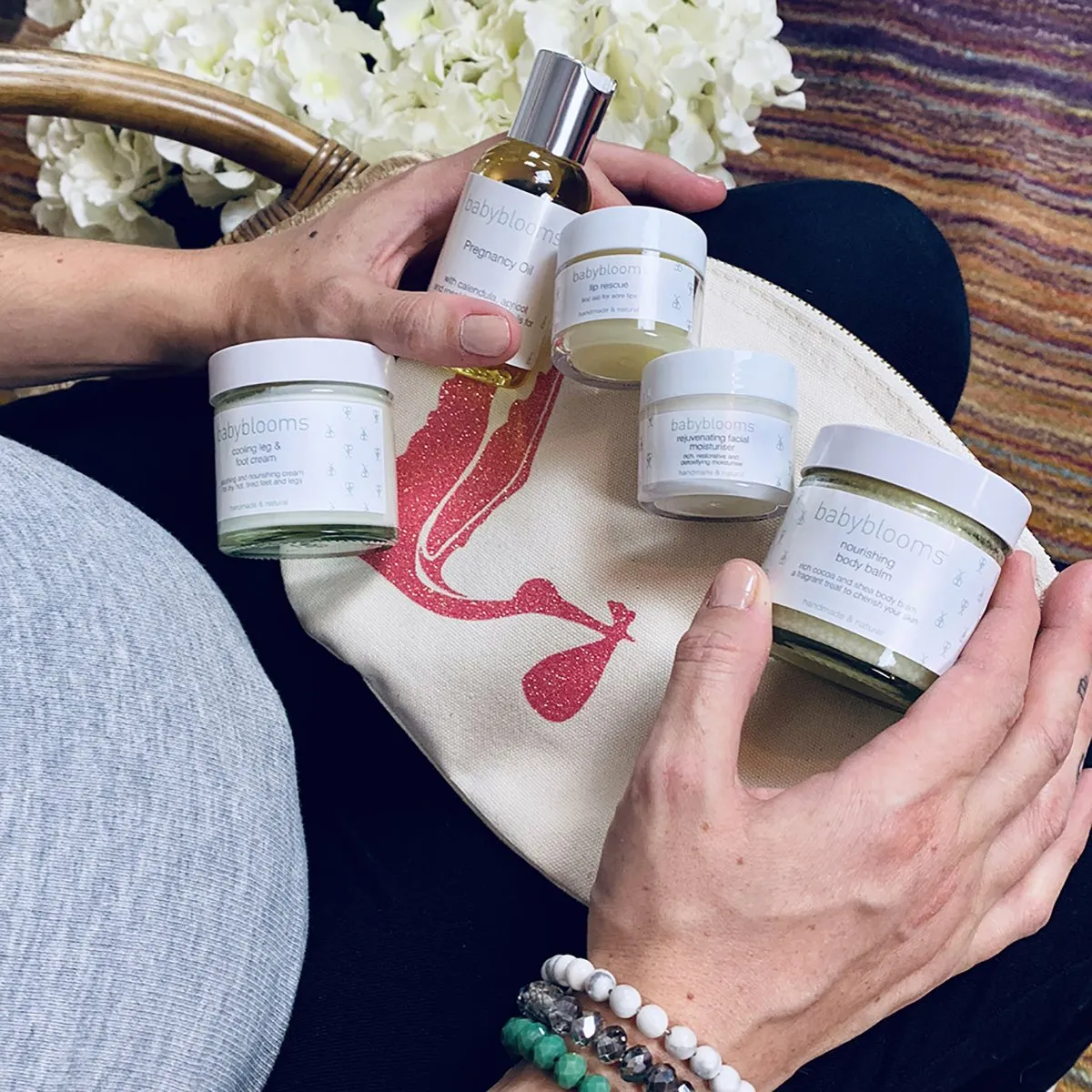 Mum-to-Be Skincare Pamper Gift - Silver