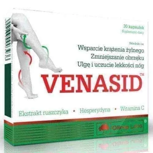 OLIMP Venasid x 30 capsules, tired legs, leg cramps