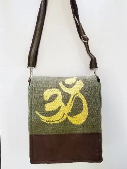 Om Print Shoulder Bag