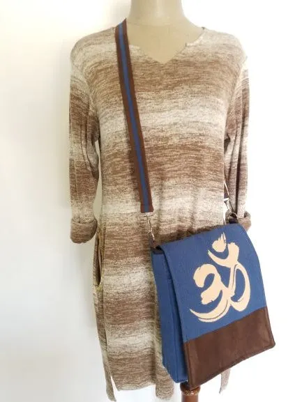 Om Print Shoulder Bag