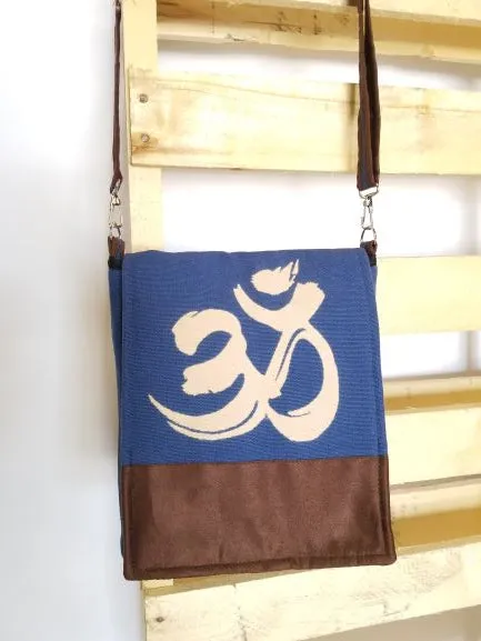 Om Print Shoulder Bag