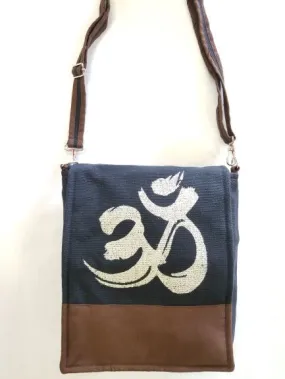 Om Print Shoulder Bag