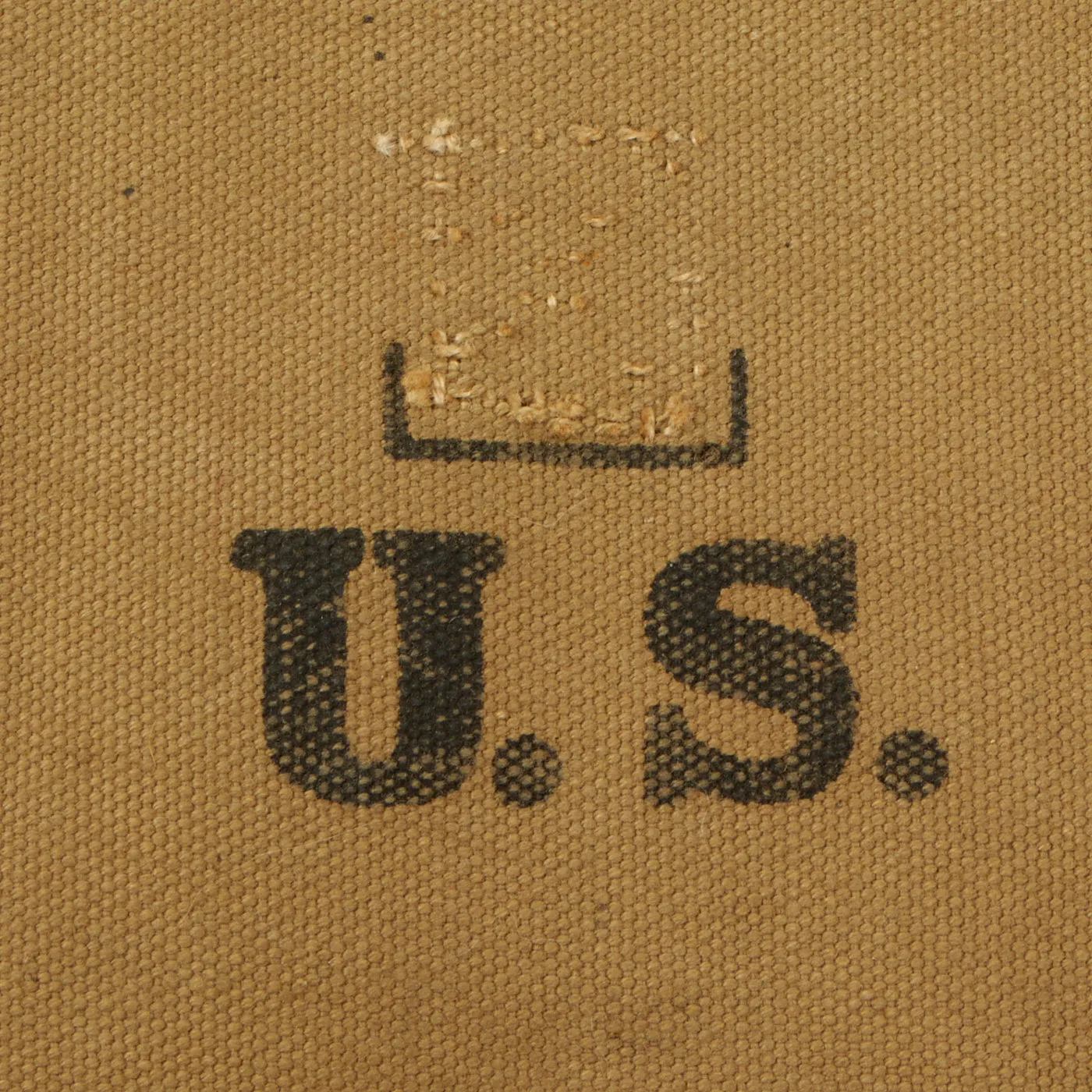 Original U.S. WWII Rigger Modified M1 General Purpose Ammunition Carrying Bag by Amer Fabrics Co. - Dated 1943