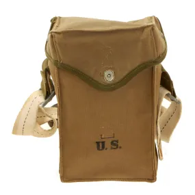 Original U.S. WWII Rigger Modified M1 General Purpose Ammunition Carrying Bag by Amer Fabrics Co. - Dated 1943