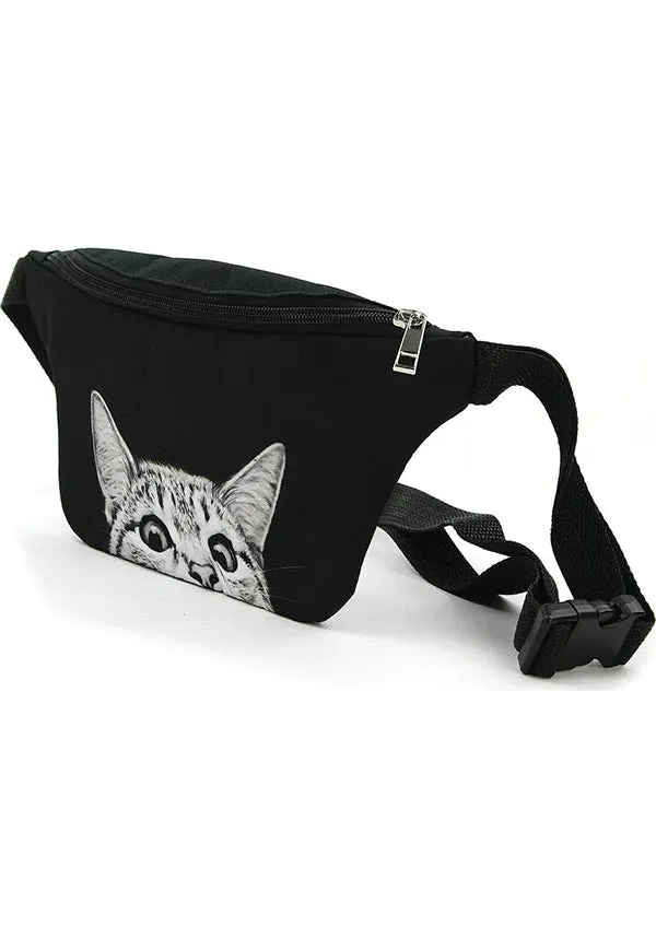 Peeking Cat | WAIST BAG