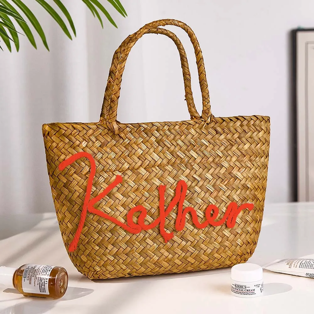 Personalized Handmade Bohemian Bucket Bag with Name Travel Beach Wedding Party Gift for Women