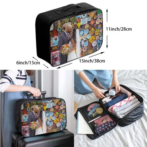 Personalized Travel Storage Bag, Lightweight Large Capacity Portable Luggage Bag