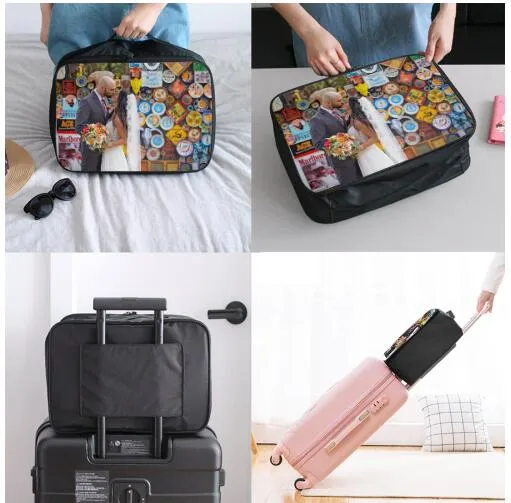 Personalized Travel Storage Bag, Lightweight Large Capacity Portable Luggage Bag