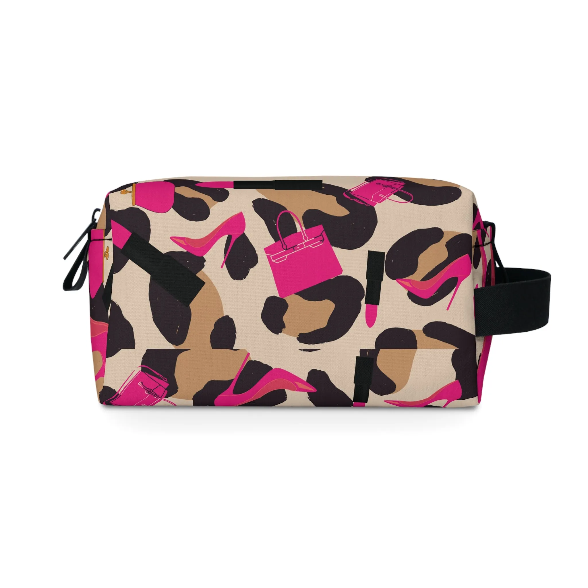 Pink Leopard Traveler Toiletry Bag