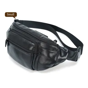 Polare Genuine Leather Fanny Pack/Waist Bag/Organizer (Classic Style)