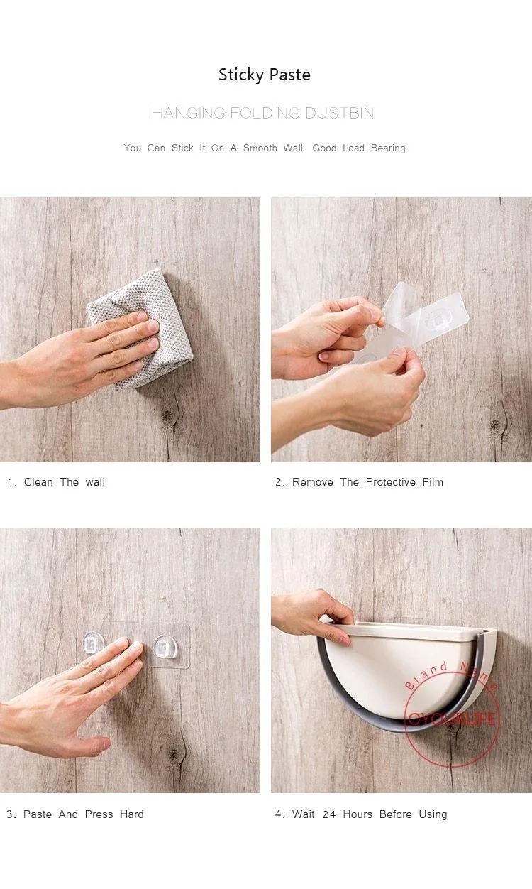 Portable Hanging Trash Bag Holder