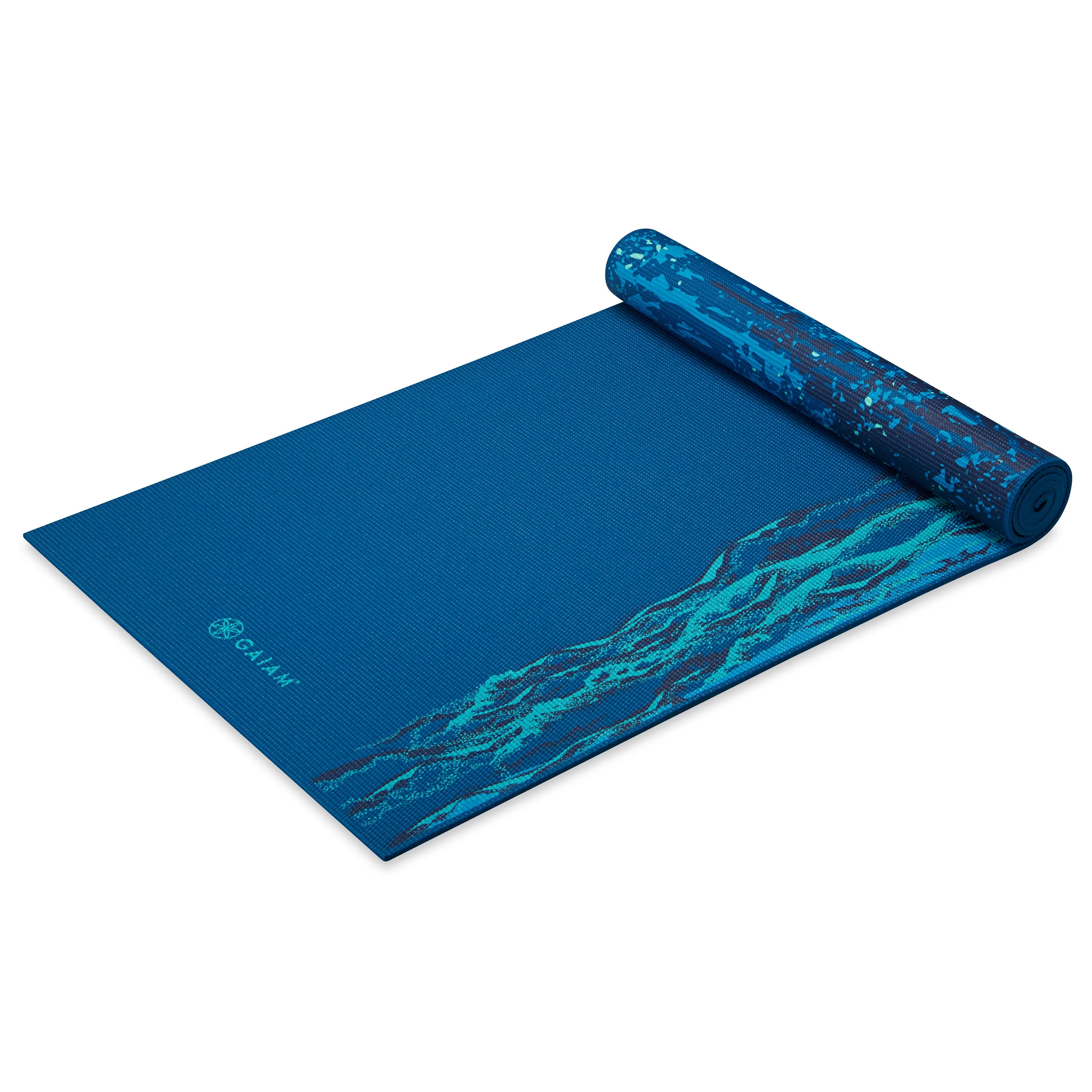 Premium Reversible Peaceful Waters Yoga Mat (6mm)