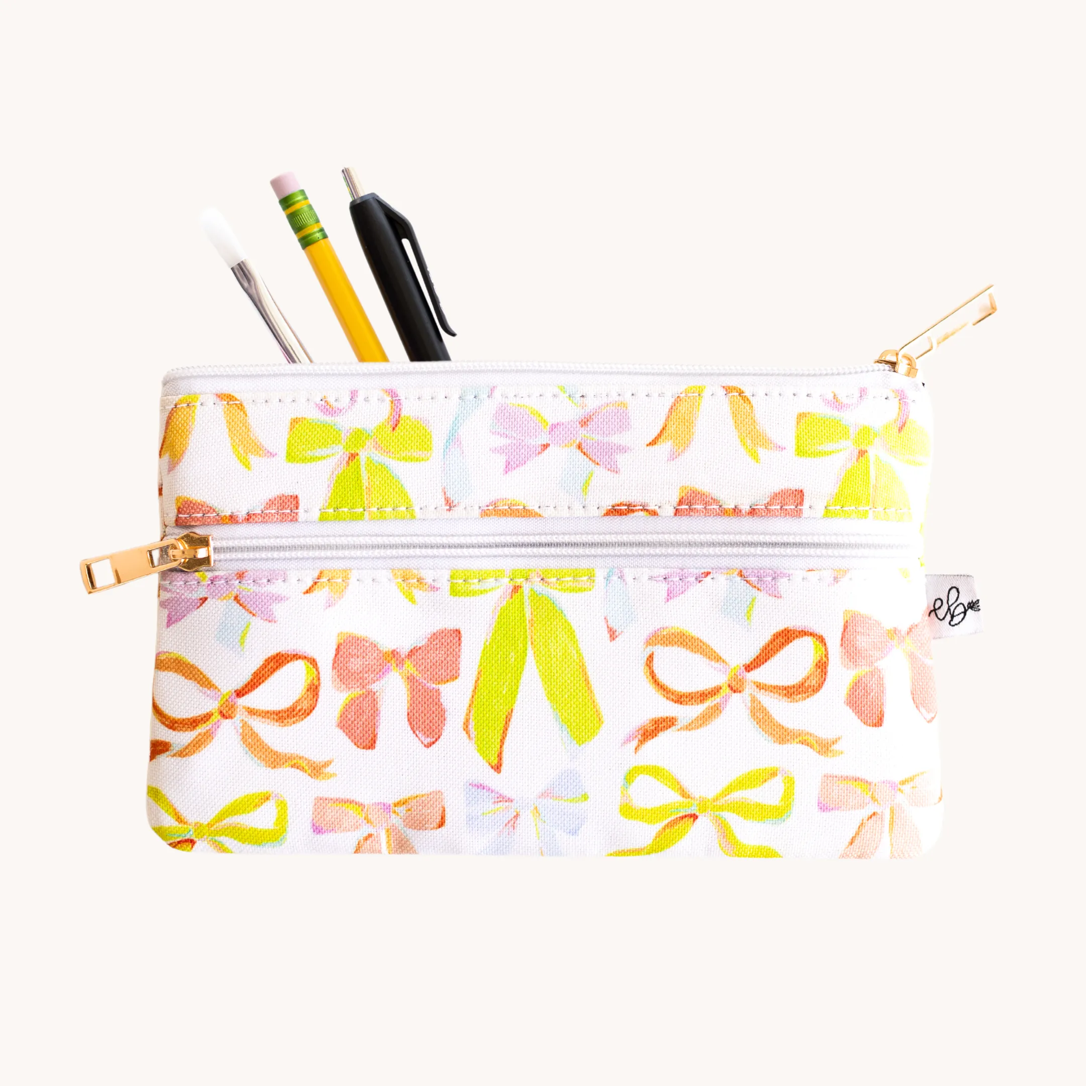 Rainbow Bows Pencil Pouch