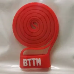 Red "BTTM" Silicone Lanyard (MD)