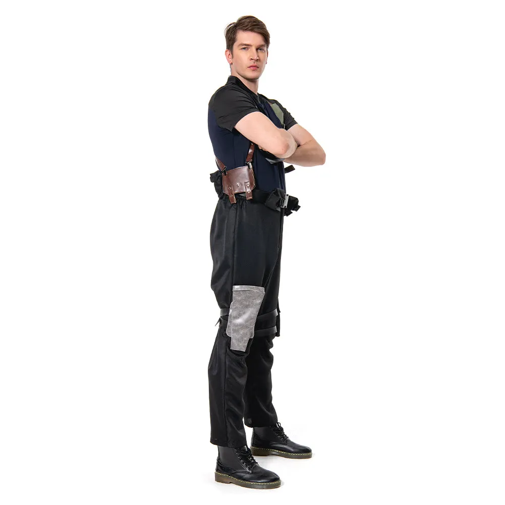 Resident Evil 4 Remake Leon S.Kennedy Cosplay Costume Outfits Halloween Carnival Suit