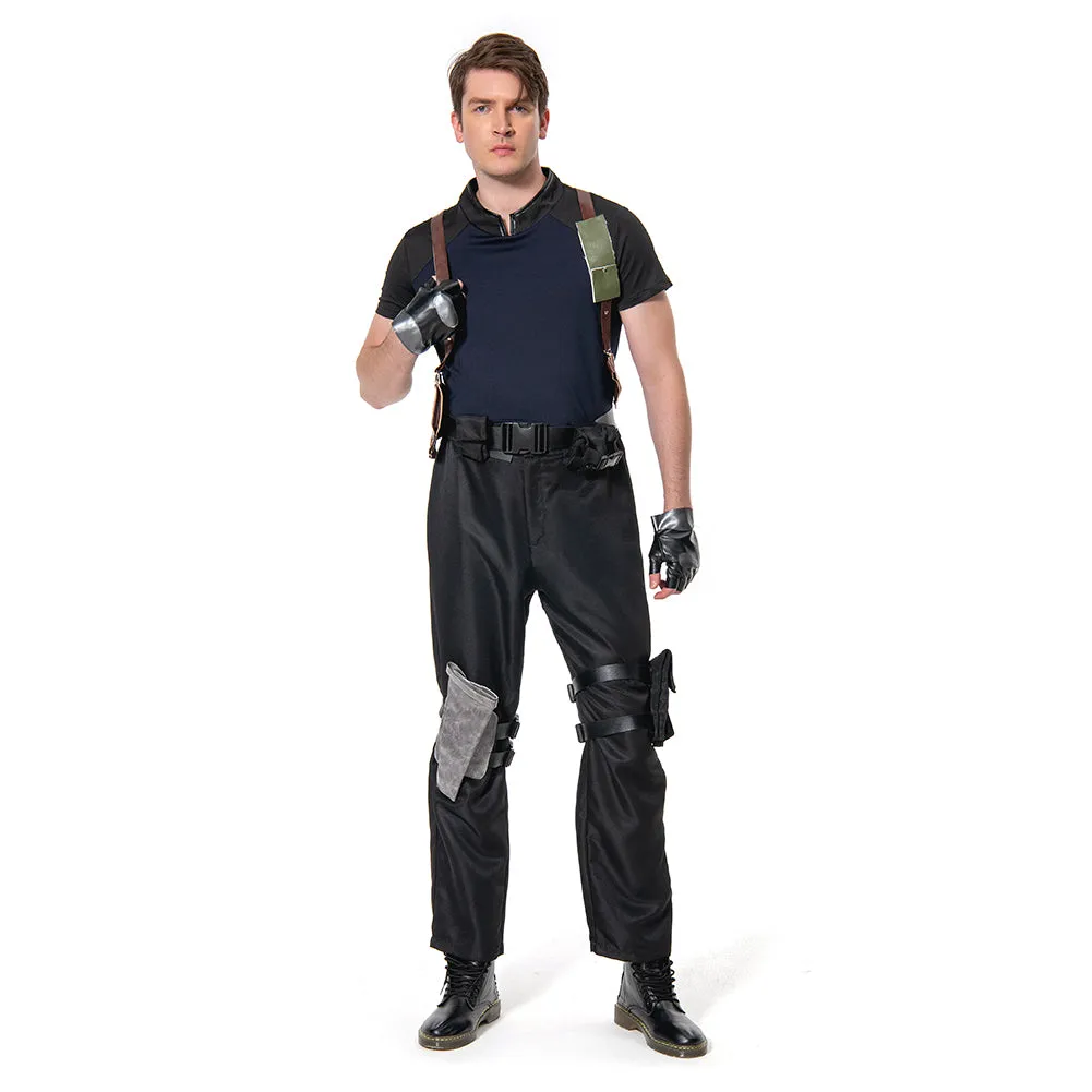 Resident Evil 4 Remake Leon S.Kennedy Cosplay Costume Outfits Halloween Carnival Suit