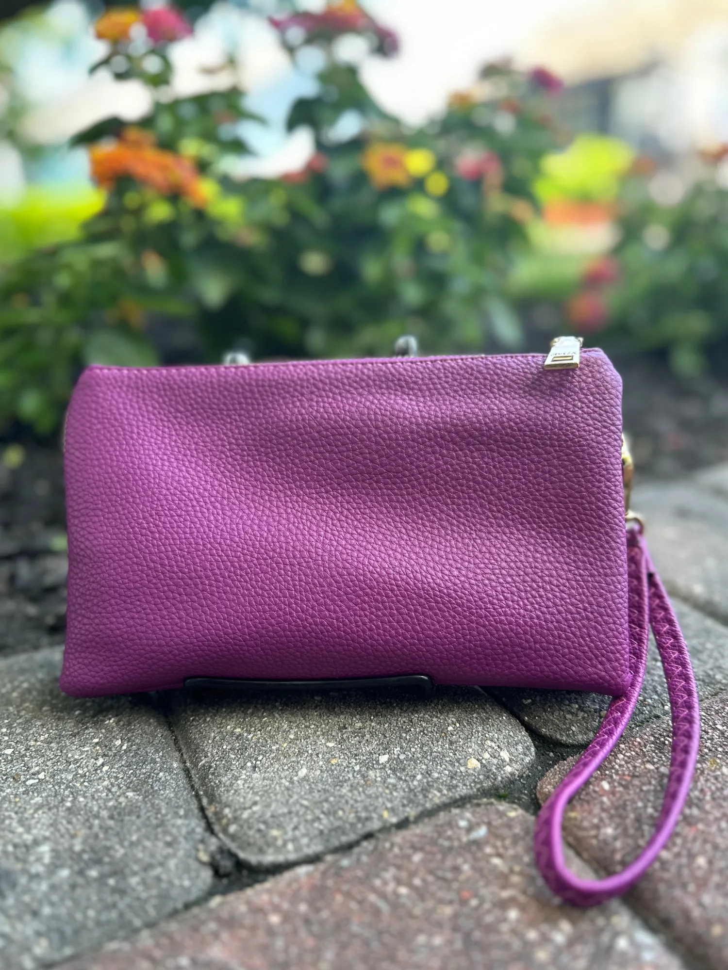 Riley Crossbody Bag in Purple