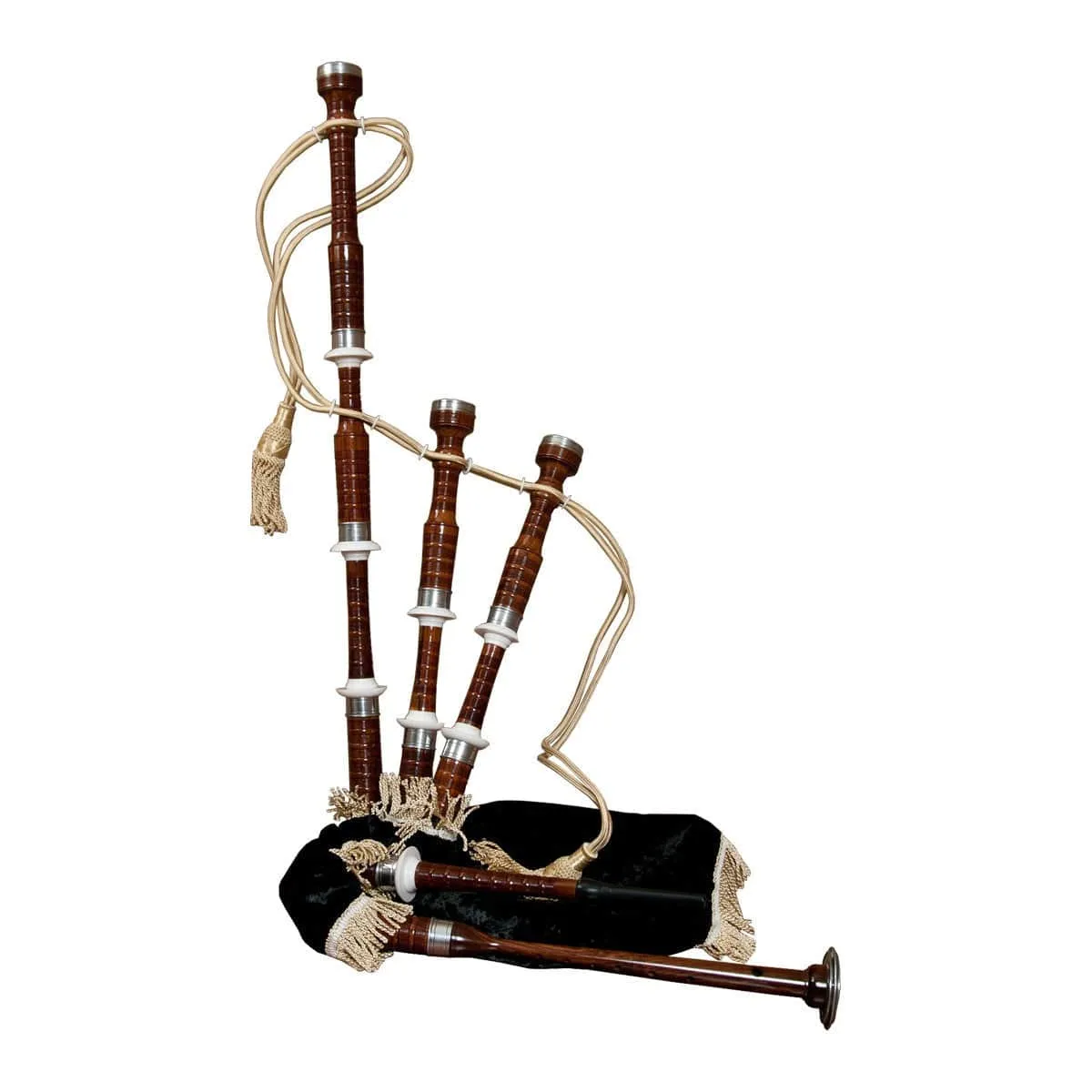 Roosebeck Full Size Sheesham Bagpipe w/ Black Cover