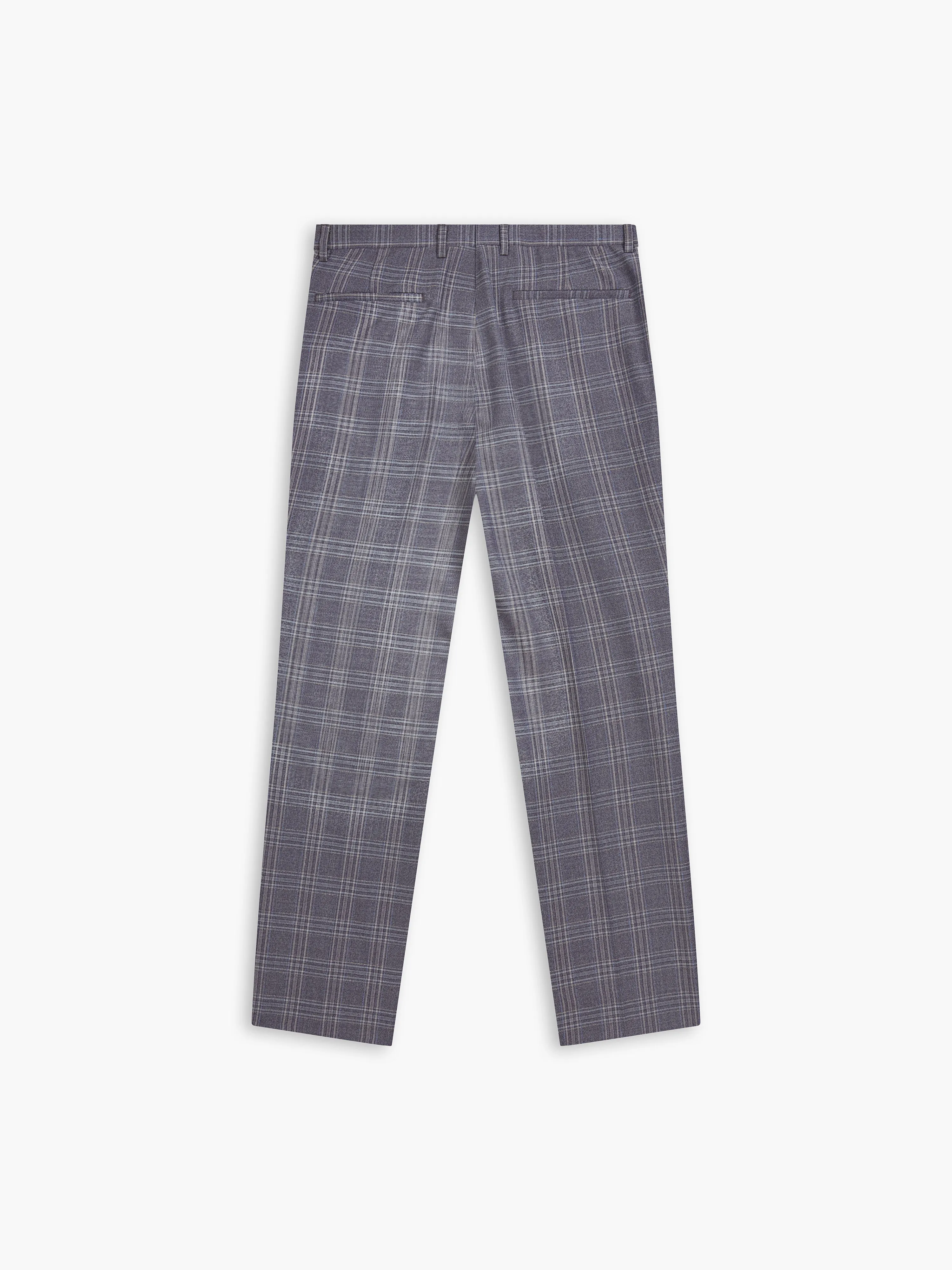 Sandringham Infinity Slim Fit Melange Check Trouser