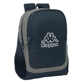 School Bag Kappa Dark navy Grey Navy Blue 32 x 44 x 16 cm